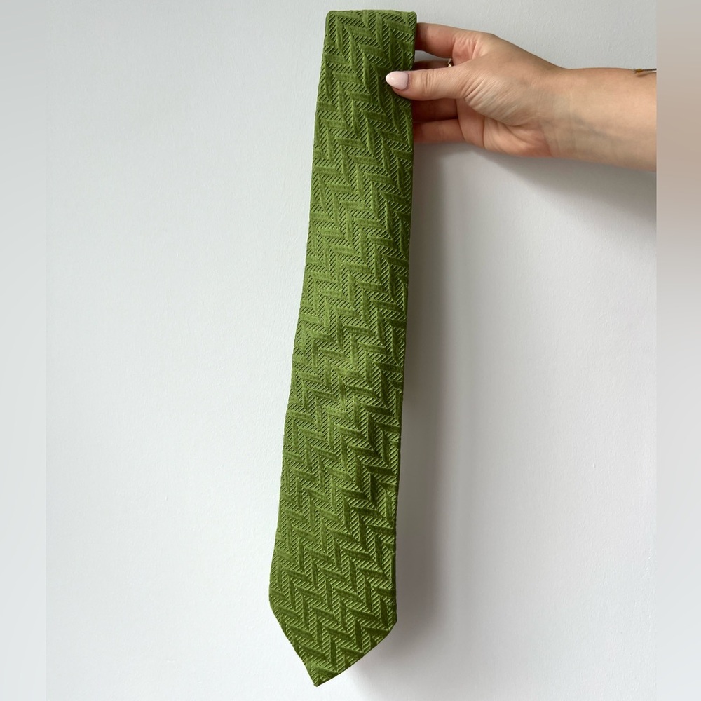 Etro Green Silk Tie